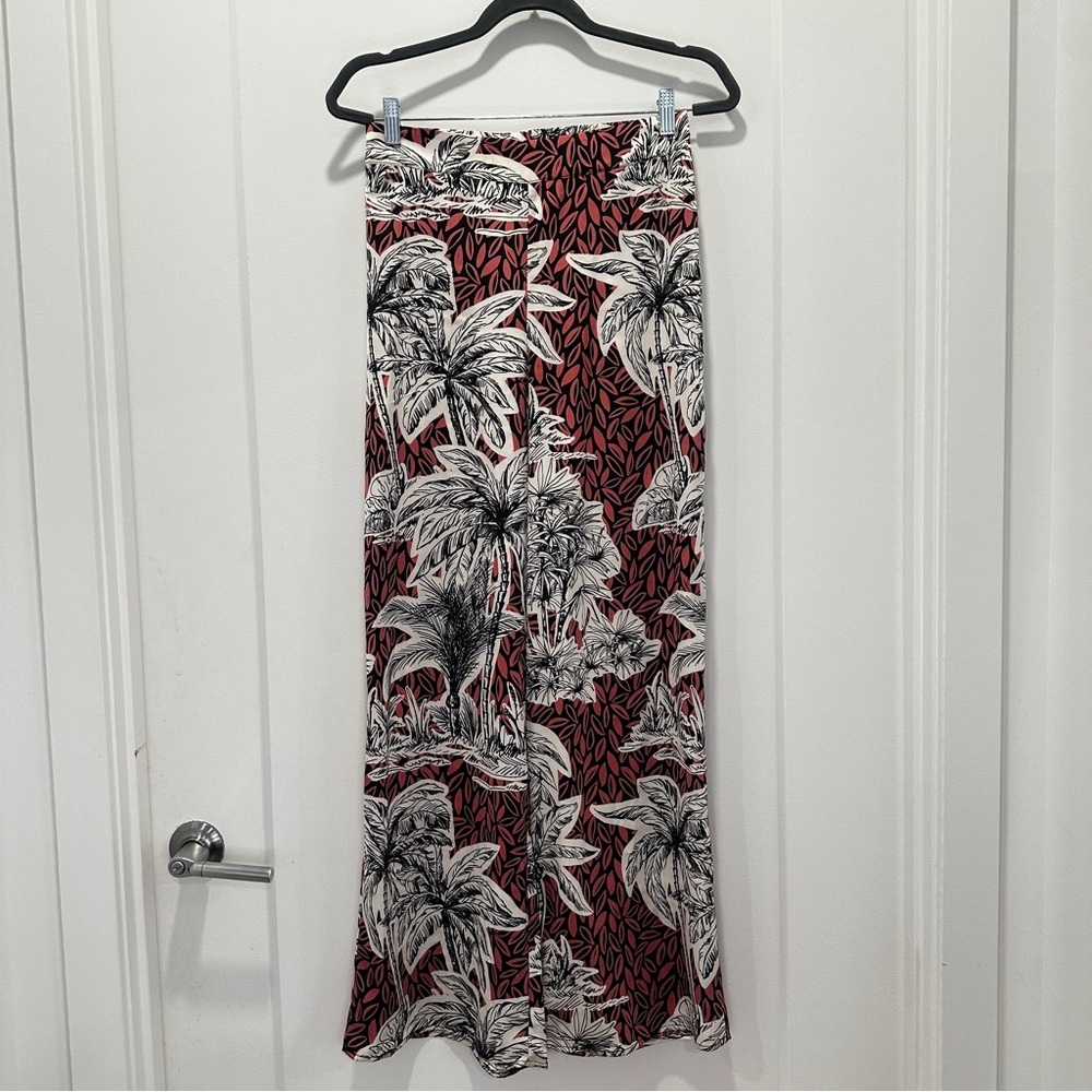 Rachel Zoe Tropical Wide Leg Summer Pants Size Small NWOT
